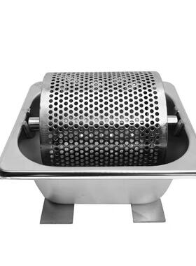 黄油滚304不锈钢黄工油滚轮汉堡12345678美式汉堡店具轮街头摆摊