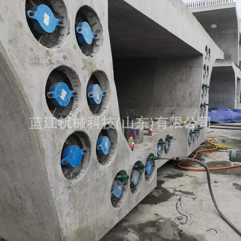 预应力桥梁压浆密封盖梁锚具11-15孔端压浆罩梁场锚具YHJ压浆罩帽