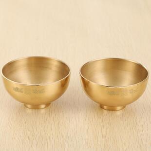 新热销结龙婚喜嫁庆用喜庆龙凤品凤铜款 创意婚礼新娘陪 碗铜筷套装