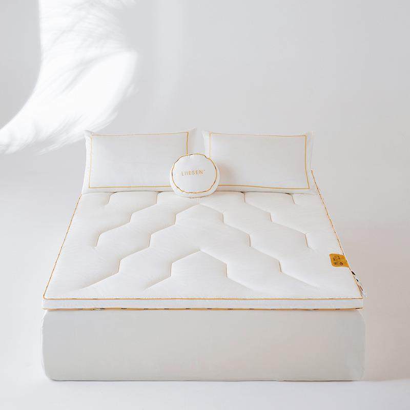 A类全棉豆纤维床垫榻榻米子高弹床褥垫学生薄宿舍YFT垫纯棉软垫大
