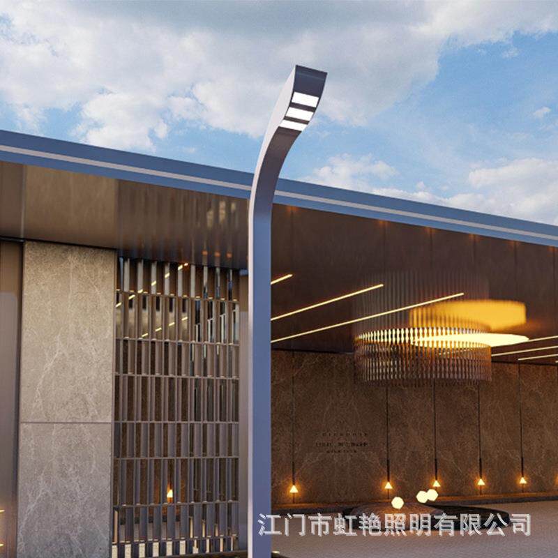 区户外市电路厂灯LED38909超水亮防简约照明灯学校产业园高杆灯庭