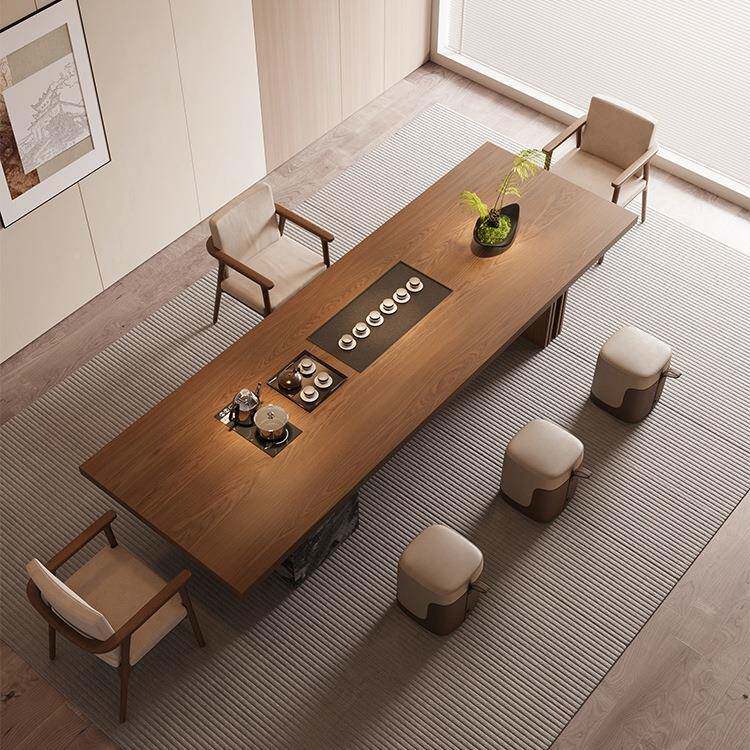 实木岛茶台茶桌烧水壶一体入式厅家用客办公室泡台嵌20JNW25新款