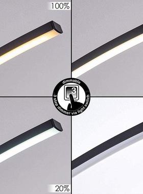 现代廊简约厅三条弧形40411灯具吸顶灯饰照明客阳台家装灯过道走