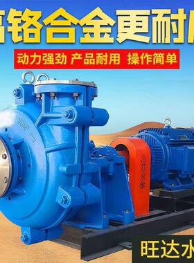 源头工厂Z869J/卧式渣浆泵耐磨4/810寸煤抽矿砂浆输铁抽送砂泵石