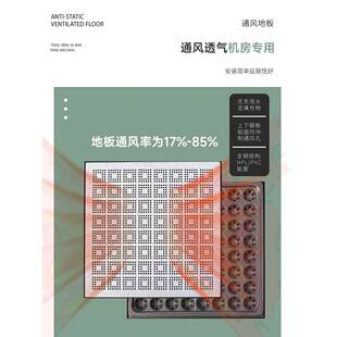 防静地电通通风板高架机多房透气散热孔眼地板全钢SZQ活动架空风