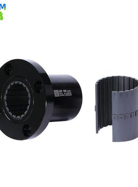 圆法兰直线承ERX厂家加长铝塑防水防尘耐腐蚀lfm10216轴1202530