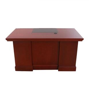 职员办公桌电脑桌单人40米1.2/1.4/1.员6油漆老板台实木工皮