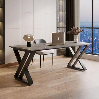 双约岩板书桌经济型学生写字台家用桌台式办简公电脑桌TCE人窄桌