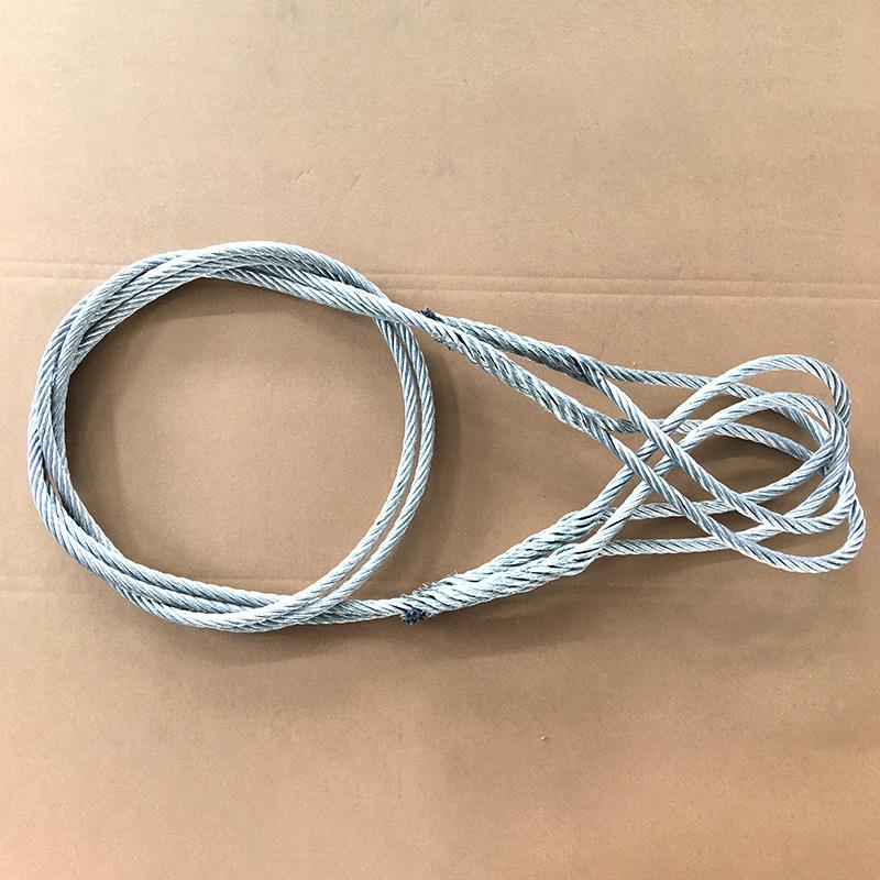 锌质插编钢丝绳索具钢吊丝绳索具镀HOV钢丝材绳起重吊装索具厂家