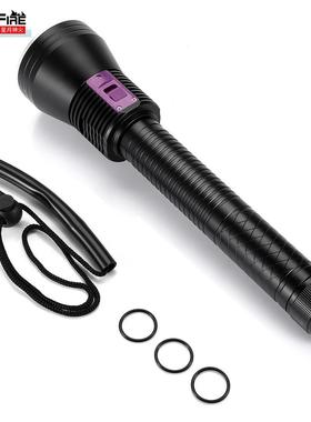 P730L开潜水手电筒P7RNH0大功照明80率00明磁流控关白光黄光手电