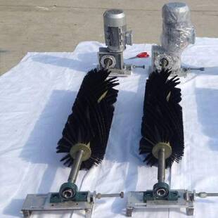 输送带清扫器 螺旋式滚刷清扫器 毛刷清扫器