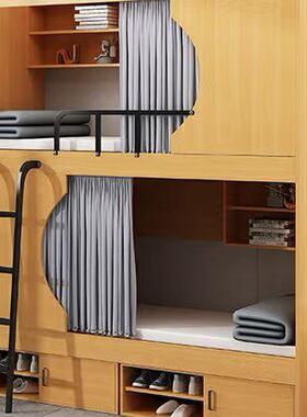 太舱上床学下生宿空舍双层床公寓床实颗粒板上下CS-05558木铺组合