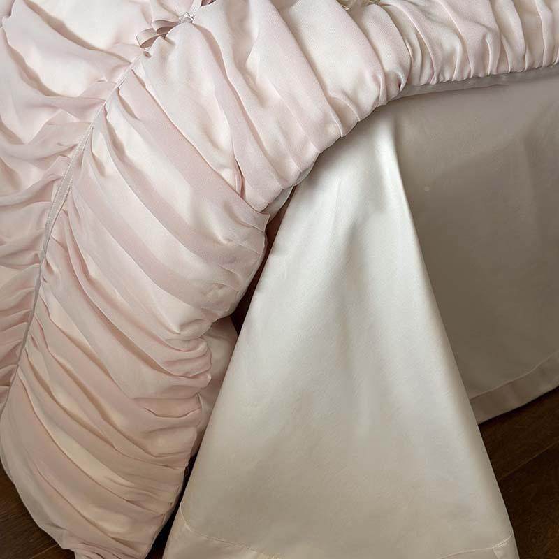 100品S兰莱精天丝四件套高端赛尔浪漫术法式公主KYA风艺床套件