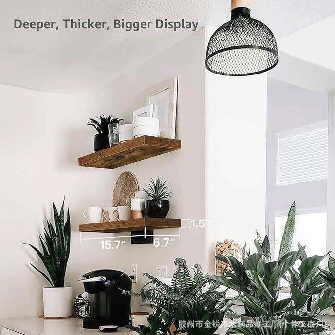 浮动置物架客厅上墙置物架挂壁式木制收纳架厨房收纳储物省空间,玩具/童车/益智/积木/模型,垂直悬浮玩具,淘宝优惠券,粉丝福利购,淘宝优惠卷