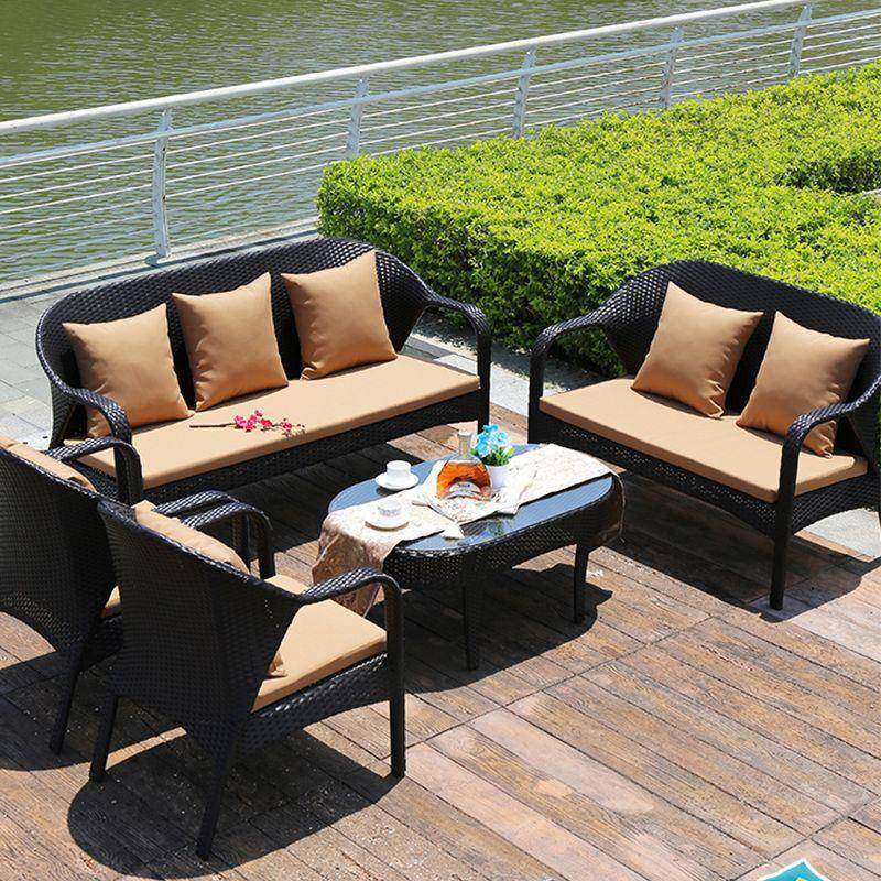 户室外藤沙发花园庭院JZV藤双人藤椅藤天艺内外露酒店现代客厅编