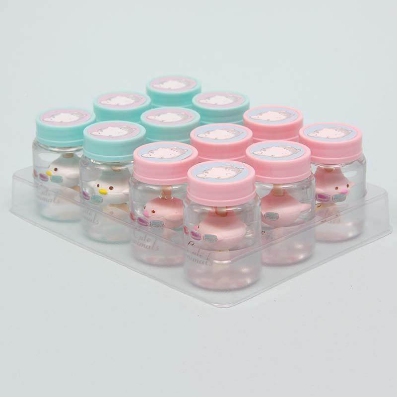 新胶代可爱AP393896仓鼠小鸡迷萌你水儿童卡通宠动物瓶胶装透明水