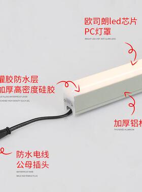 户外缝对接ed线条XVL灯12W单色七彩数护码管无栏l管楼体亮化轮廓