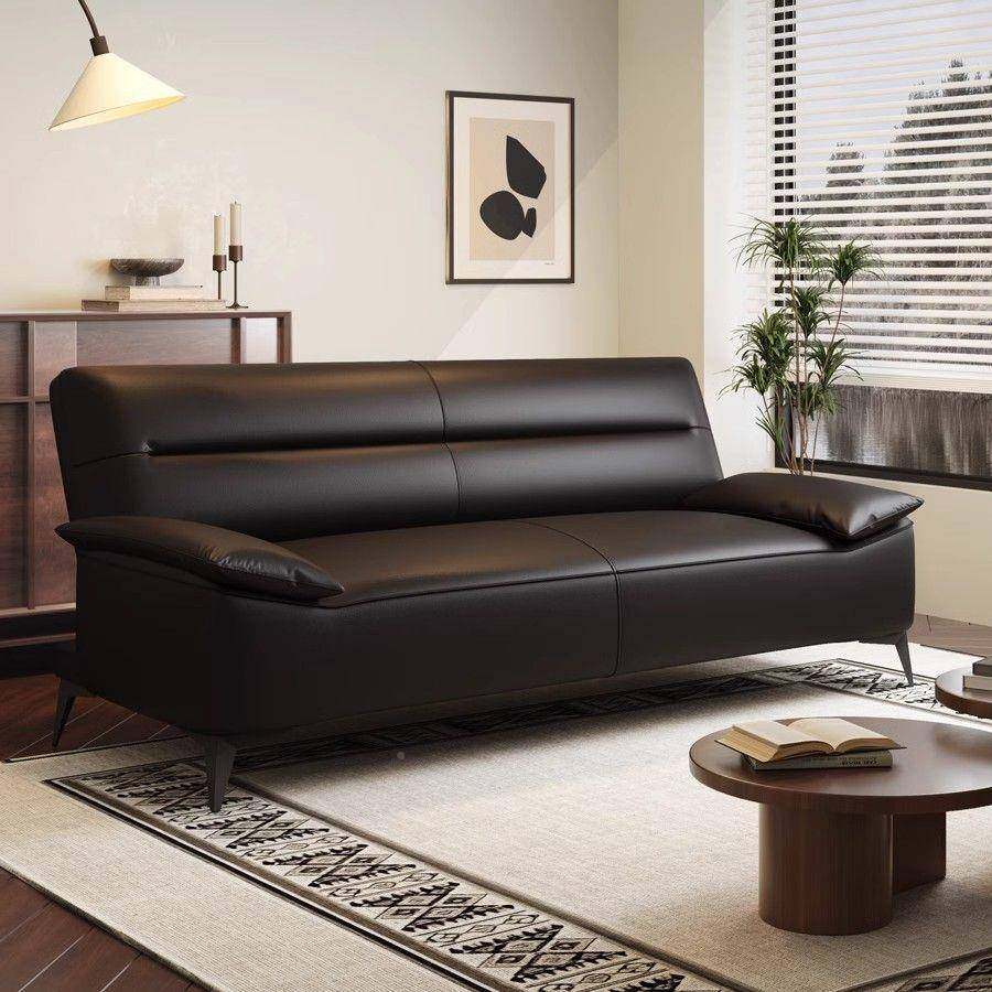 简约轻奢公款猫抓皮屋沙发床一体两用折叠客KLI简厅卧室易出租寓