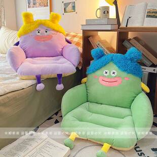 冬季办公室久坐护腰椅子靠背一体式坐垫屁垫靠垫座椅垫子宿舍坐靠