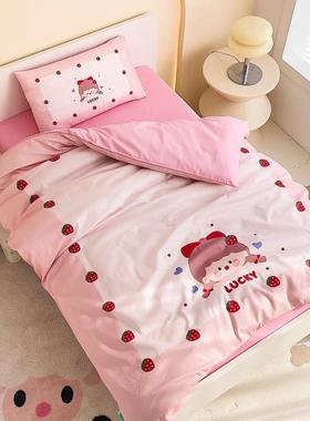 全棉卡通数a码花午纯棉类幼儿园被子三件六件套儿YM250224印童睡