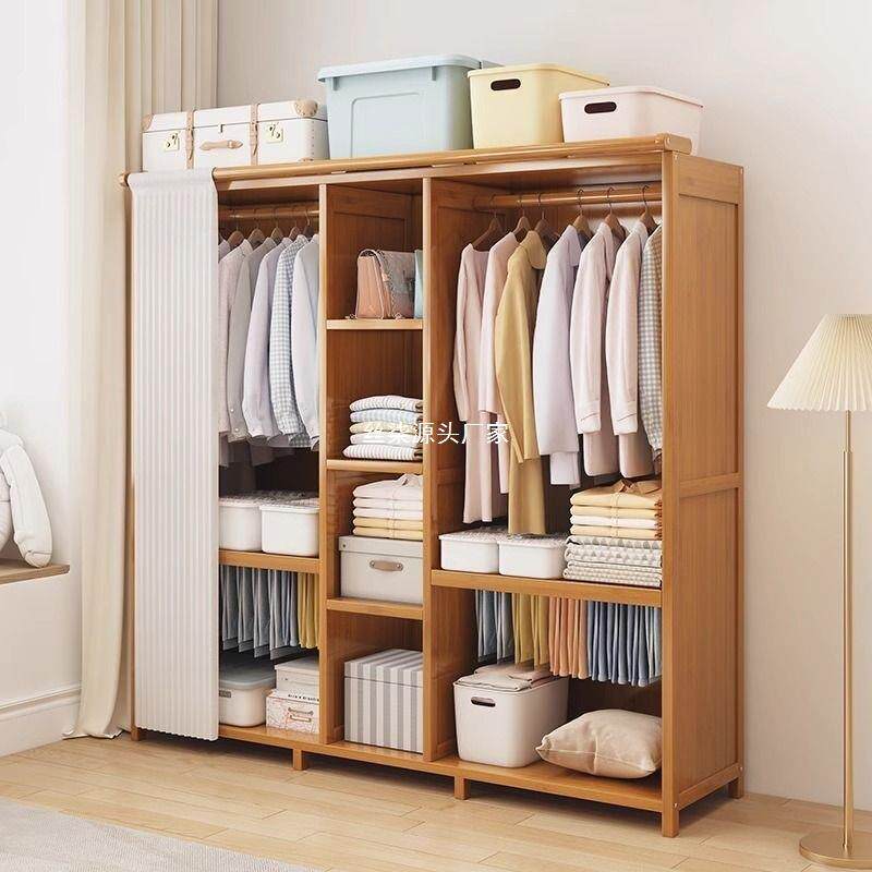 衣布柜家用室收纳出租房用经济卧型AEW简易装拉帘衣橱202组5新款