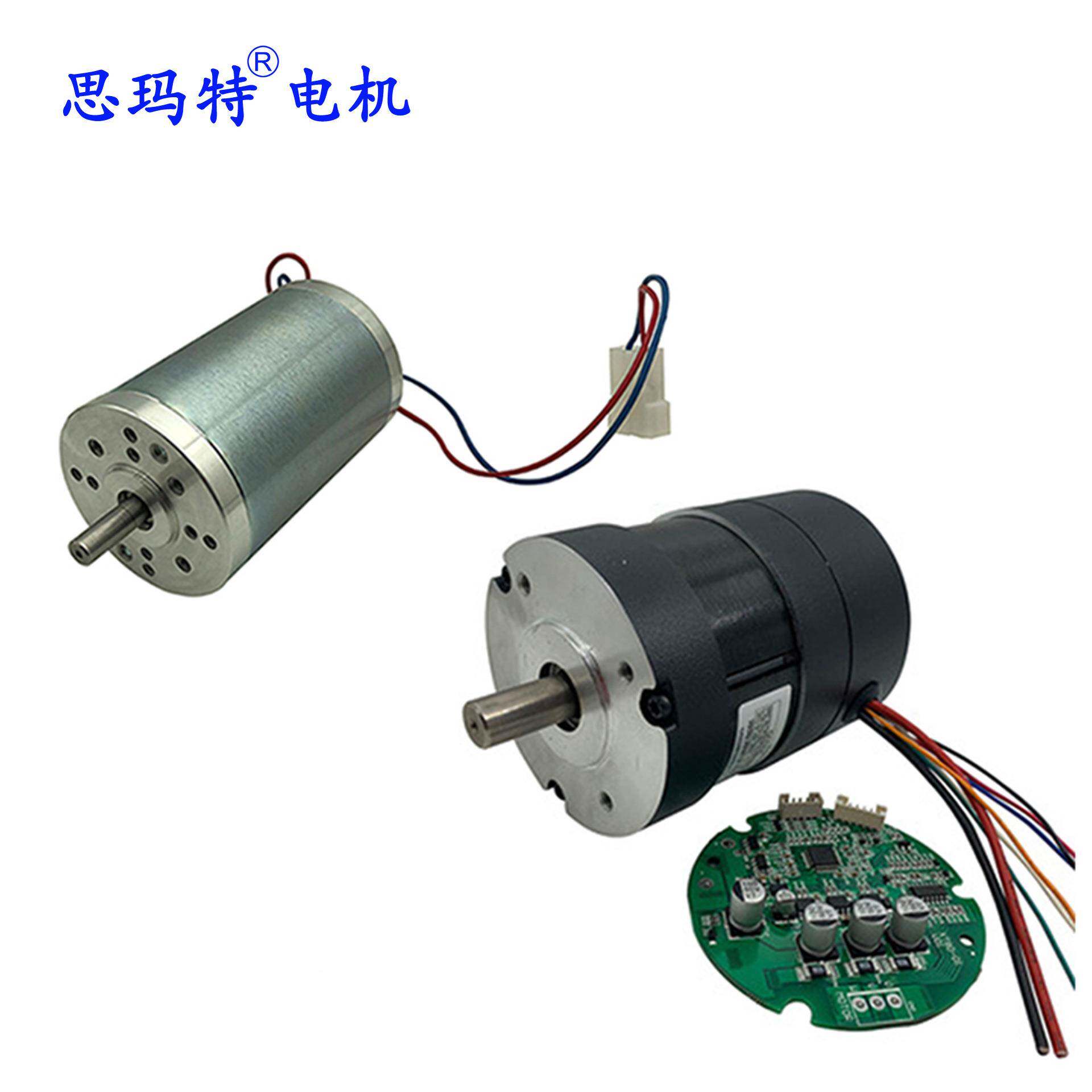 有刷或无刷直流电机家1912v42v6厂3v48v220v直流齿轮箱减速马达