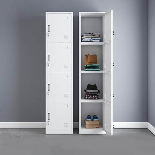 G221钢制单门衣柜铁皮柜工宿舍多门纳储物柜员二门更衣更柜带锁收