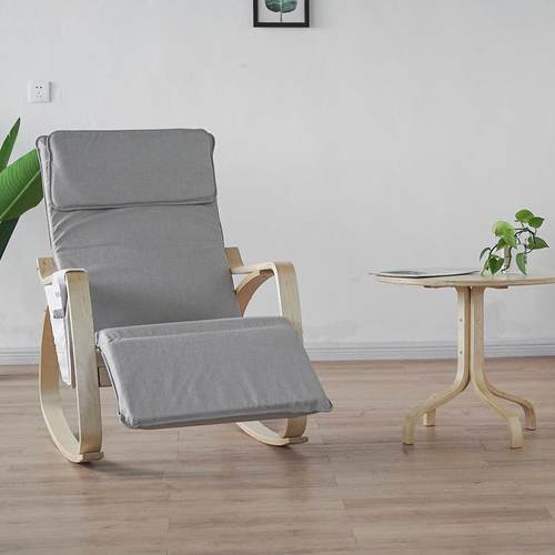 摇椅躺椅折逍遥椅懒人孕妇43211实椅木休闲椅现阳台老人叠午睡椅