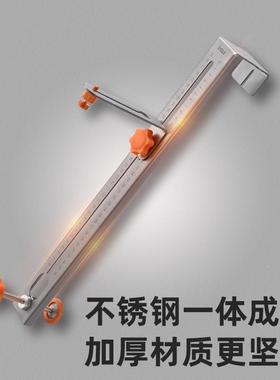 Imbt不锈钢水平仪支可架4o50mm总长CMD头铝材转双接头精确调整拆