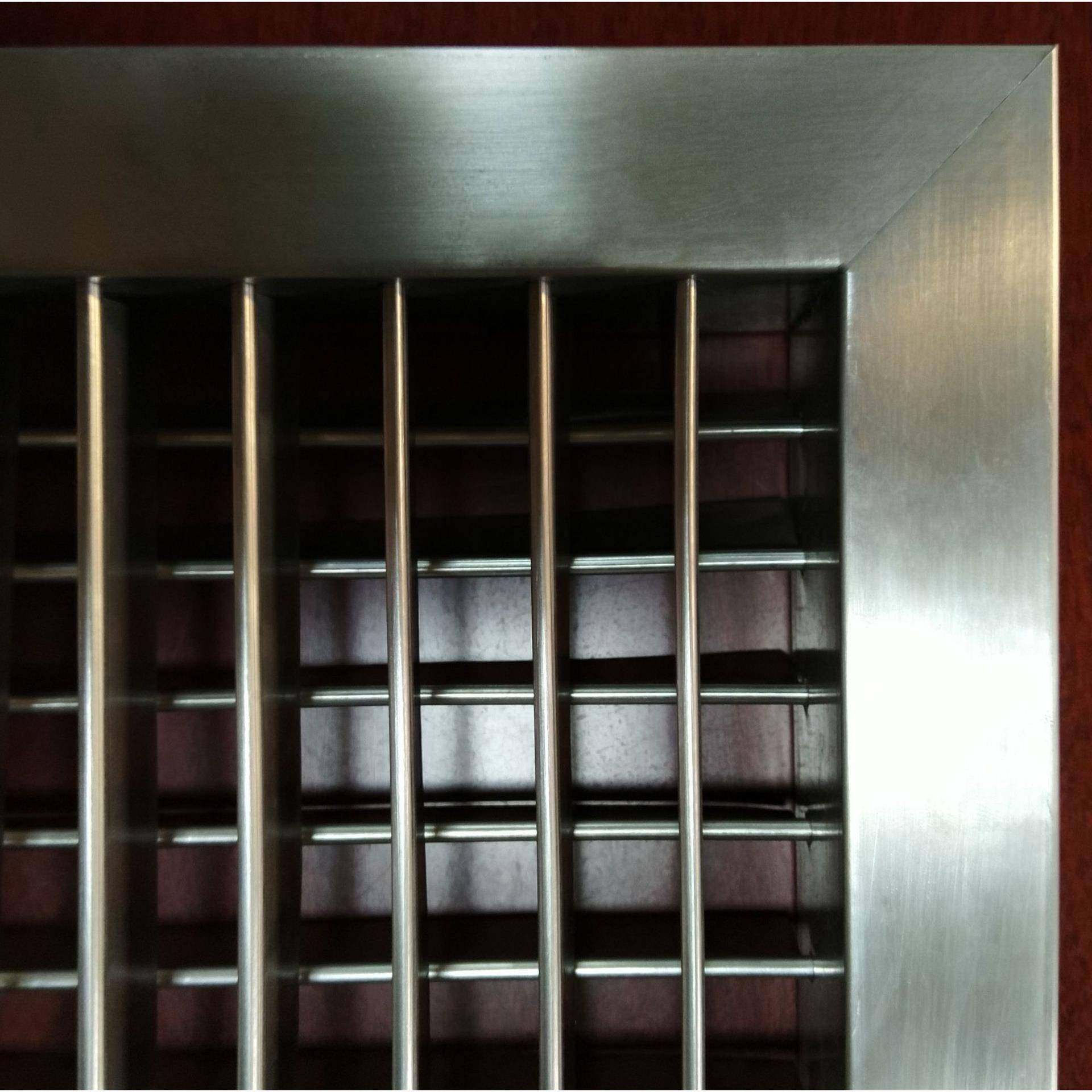 售批侧送风口锈钢送风口不锈不钢双层百叶RVZ口风双层百叶风口