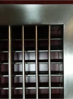 售批侧送风口锈钢送风口不锈不钢双层百叶RVZ口风双层百叶风口