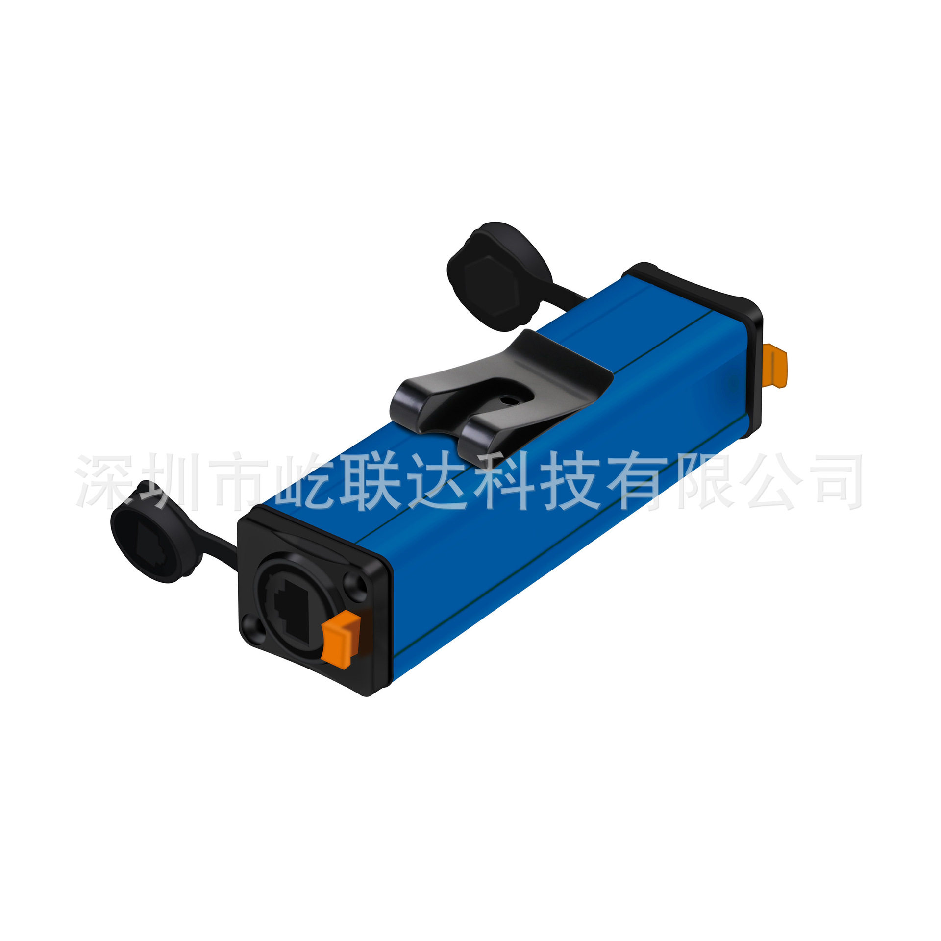 RJ45网口延长直通母座防水接头