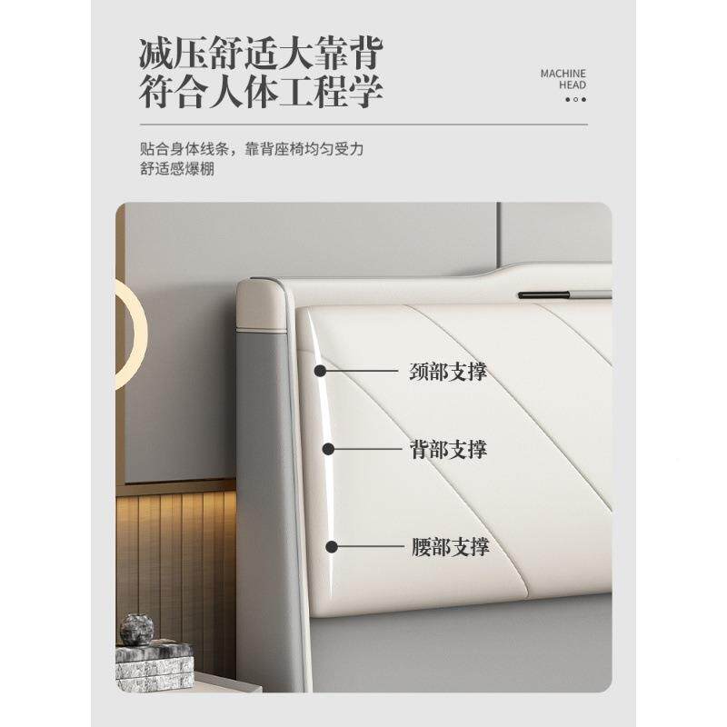 床板新软包2025款床头靠背板约现代科技布实572木床头简单买落地