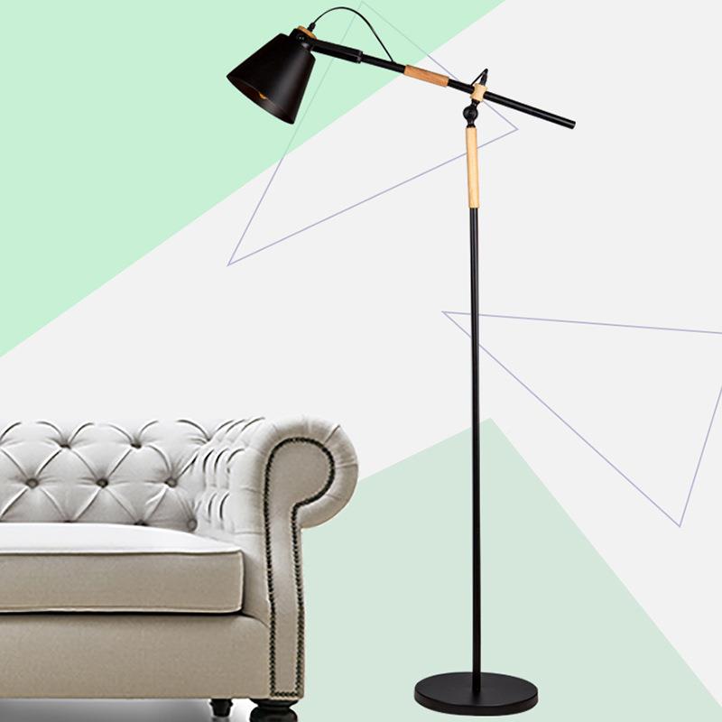 新L9067现代创简约卧室书房餐厅地客厅性落灯意个性个可转动落地