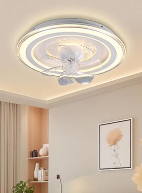 简云HHG板摇头约风扇灯全光谱客厅吸顶灯智能语音控制电雾灯扇二