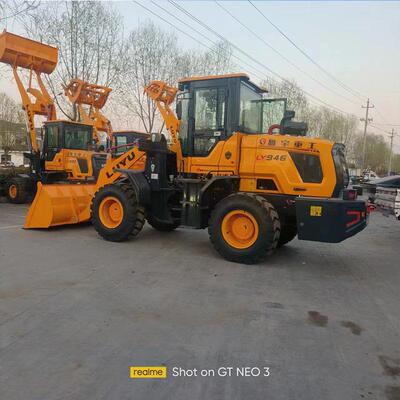 建筑食工程加长臂抓木机机养殖场粮装载轮边气刹LRU自动挡铲车