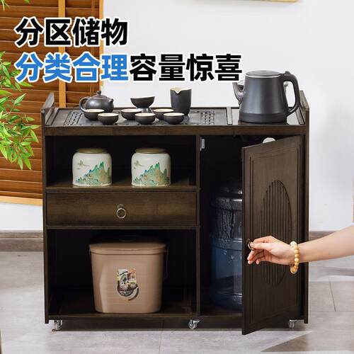 移动边几家用桌水小厅茶5044台沙发侧边柜客泡茶茶几茶具套装烧壶