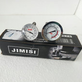 咖啡奶茶店jimisi吉米斯可挂式 不锈钢指针探针水温油炸油温温度计