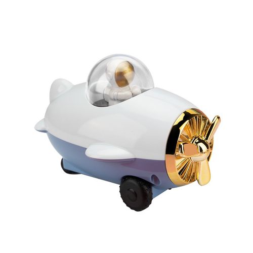 赛卓儿童姓名印章小飞机章面黑白色防水印章免印字带幼儿园宝宝深