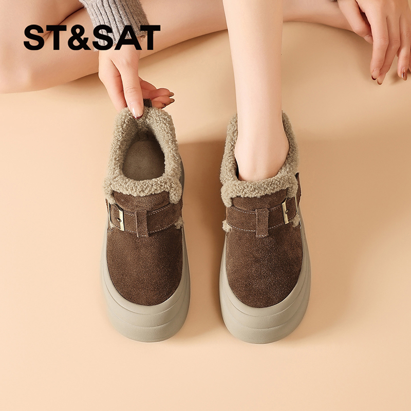 星期六加绒保暖休闲鞋2025