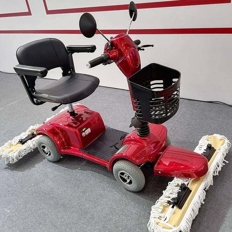 常青电动尘推车厂家三轮四轮小型家用尘推车商场公司用驾驶尘推车