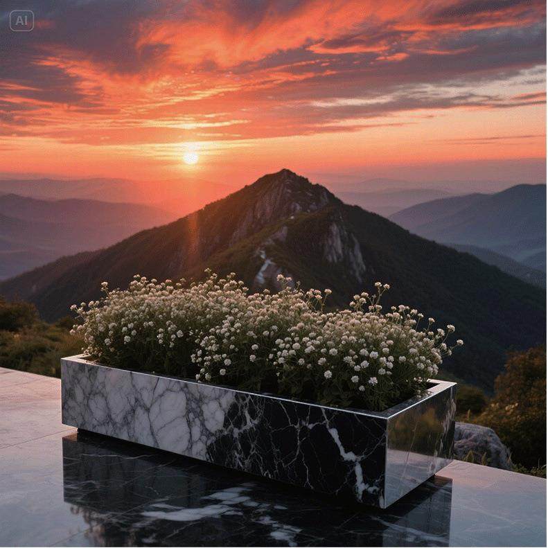 仿大理石纹路花箱不锈钢花盆户外铁艺花箱售楼部花盆可移动,鲜花速递/花卉仿真/绿植园艺,割草机/草坪机,淘宝优惠券,粉丝福利购,淘宝优惠卷