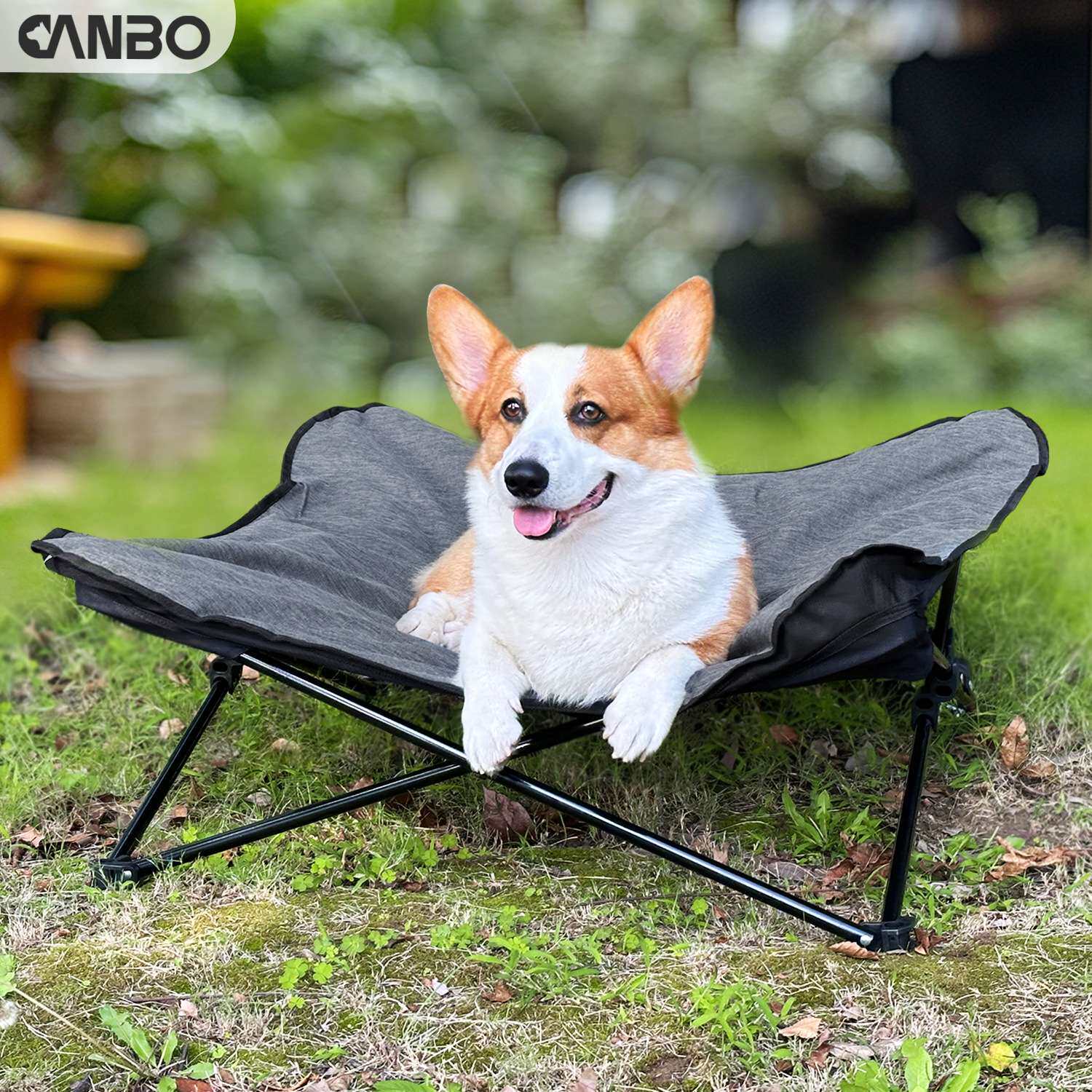 CanboPet M Lightweight  Foldable Soft Elevated Pet Dog Bed