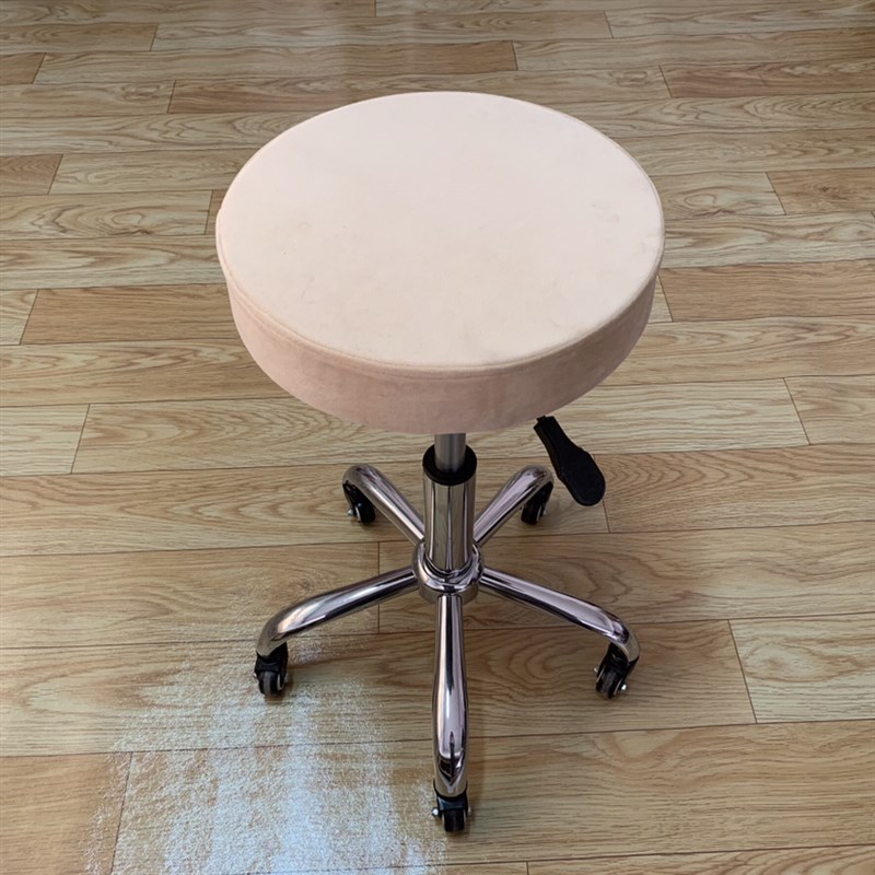 美容凳圆升降大工凳吧台椅师傅椅美发椅旋转滑轮金属脚办公椅