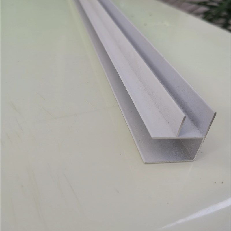 背板单F槽后墙固定铝合金卡槽砖夹橱柜阴阳角配件瓷砖灶台转角框