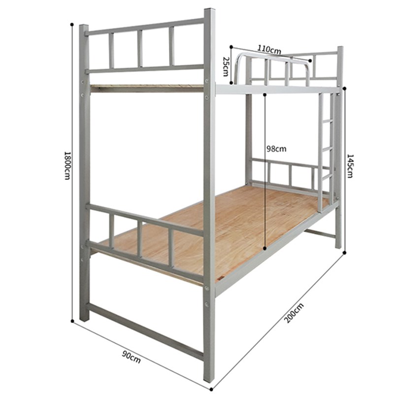 上下铺铁床上下床铁艺层床学生宿舍架子床经济型铁架高架高低床