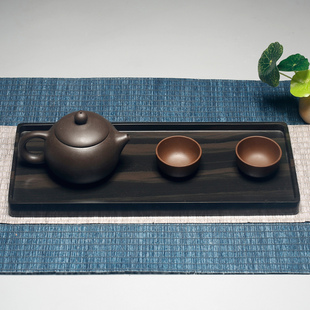 歙砚茶盘高端砚台干泡茶托天然原石文房四宝茶台研墨石盘壶承杯托