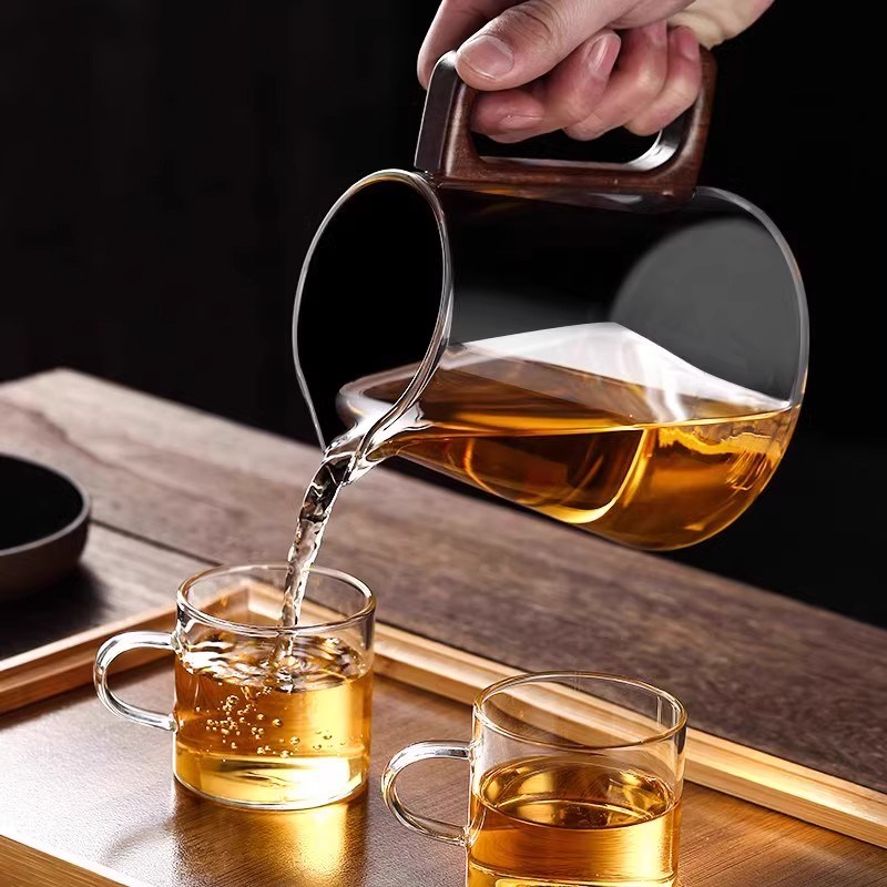 飘逸杯泡茶壶玻璃内胆沏茶过滤按压式冲茶器家用茶水分离泡茶茶具