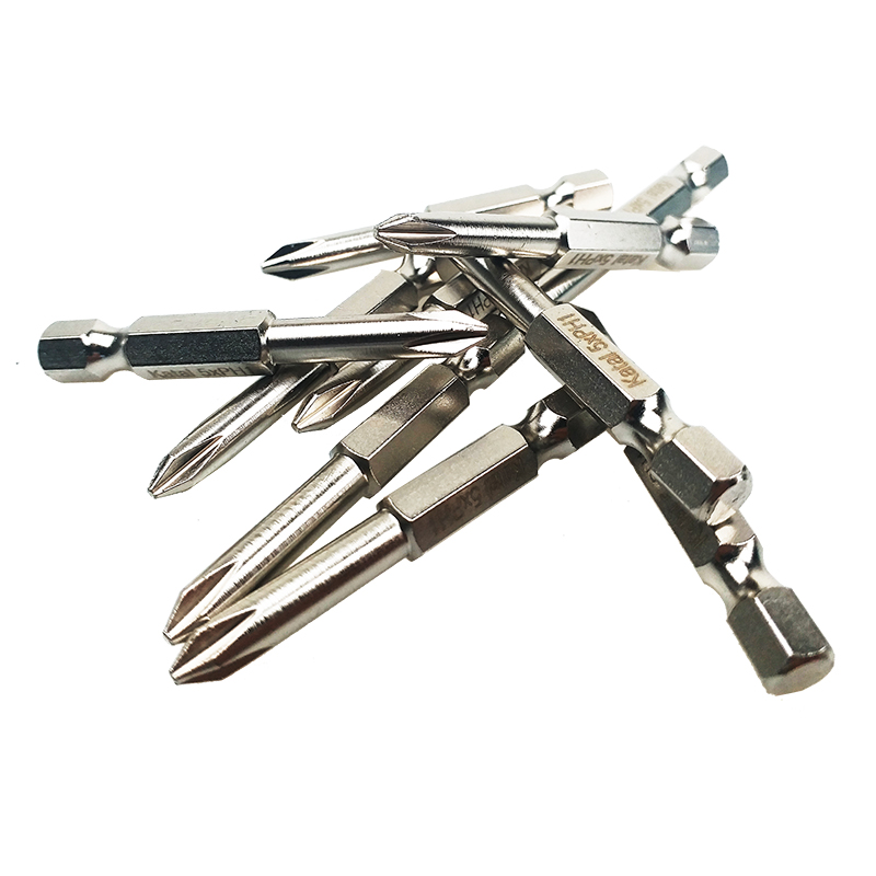 S2电动批头家电螺丝刀十字一字Y形U形六角风批嘴强磁特硬包补发