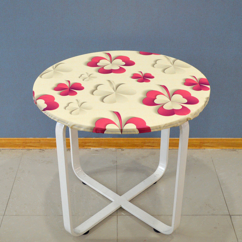 好多家小圆桌布PVC防水防油免洗 桌套防滑台布圆茶几桌布圆几垫子